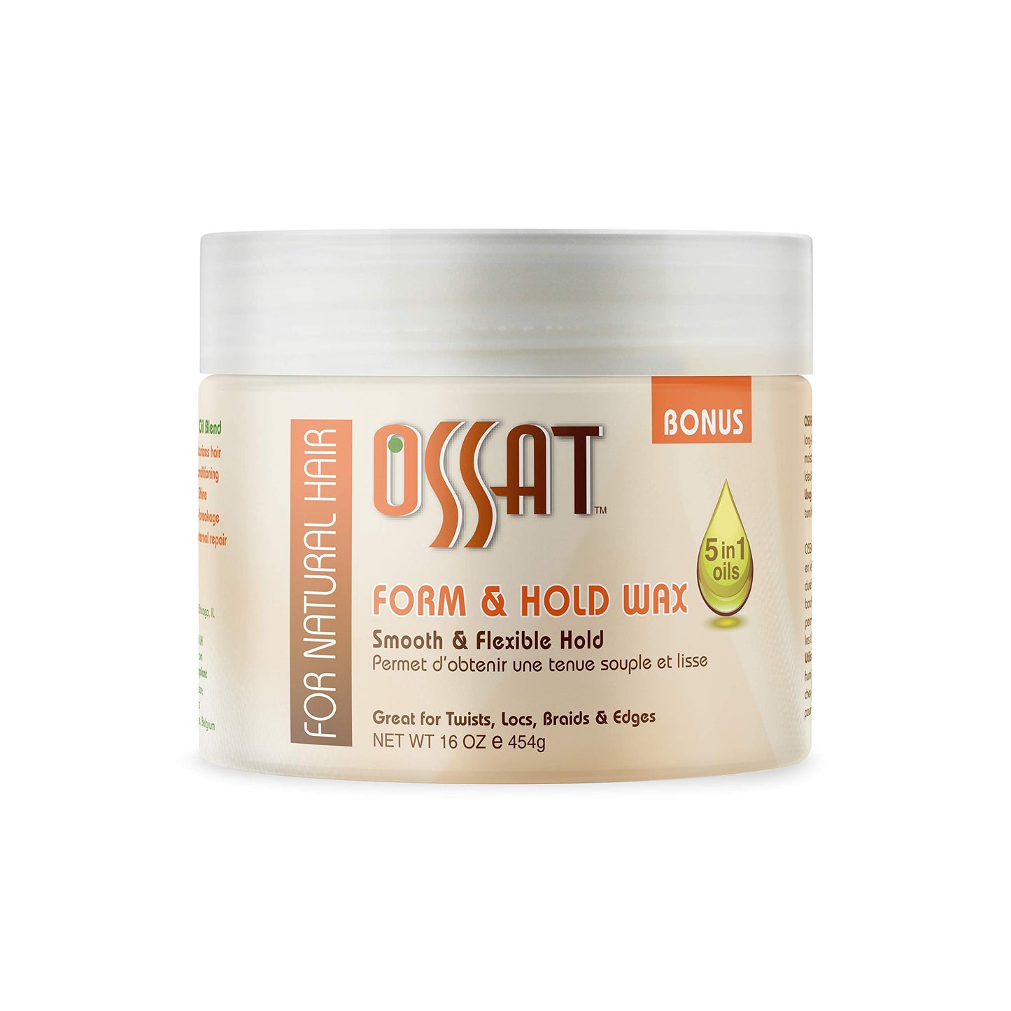 Ossat Form & Hold Wax OSS7834 Beauty & Personal Care OSSAT Naturals
