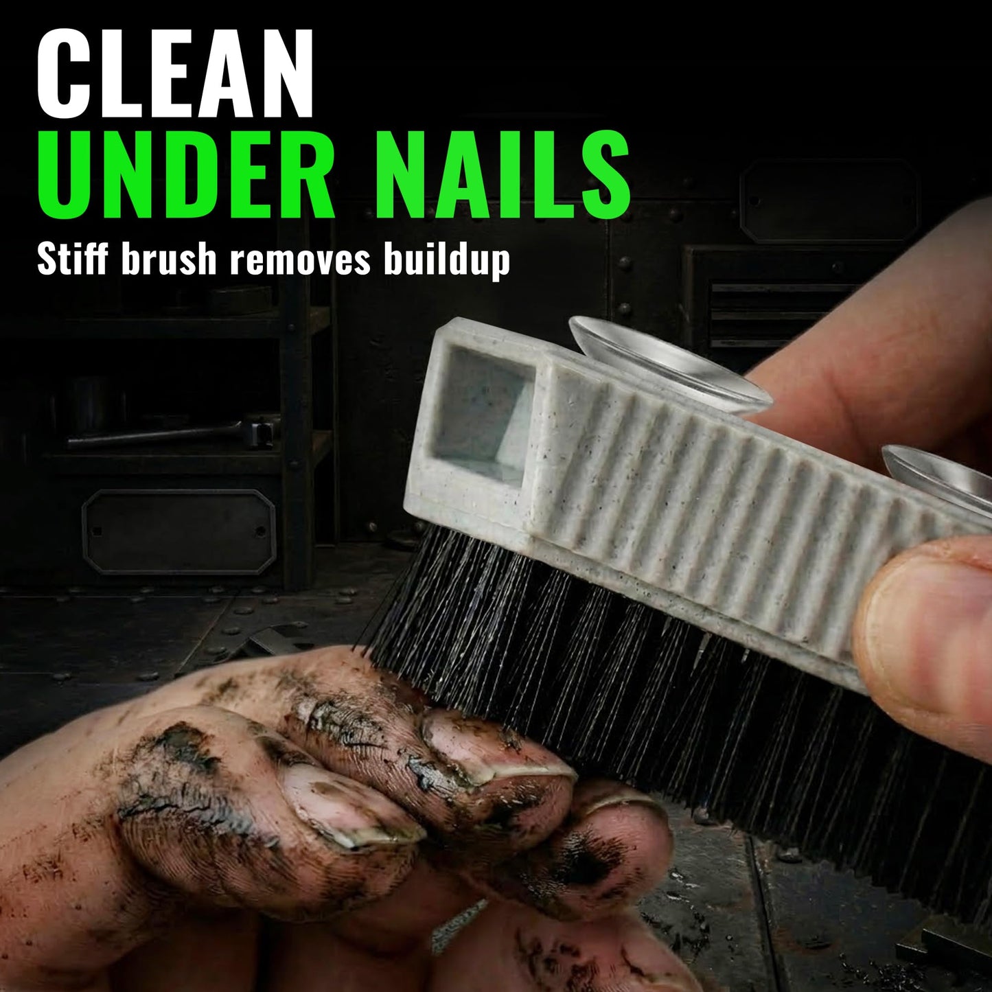Grip Clean Heavy-Duty Hand Cleaner for Mechanics with Nail Brush - Moisturizing Coconut Oil Hand Cleaner Liquid Hand Soap with Stiff Bristle Nail Beauty & Personal Care Grip Clean