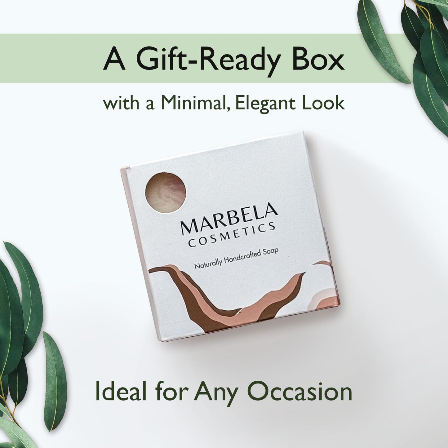 Marbela Cosmetics Handmade Soap Bar - Made in USA, Vegan Friendly, Palm Oil Free, Natural Bar Soap - Gentle Face & Body Soap for Daily Skin Care Beauty & Personal Care Marbela
