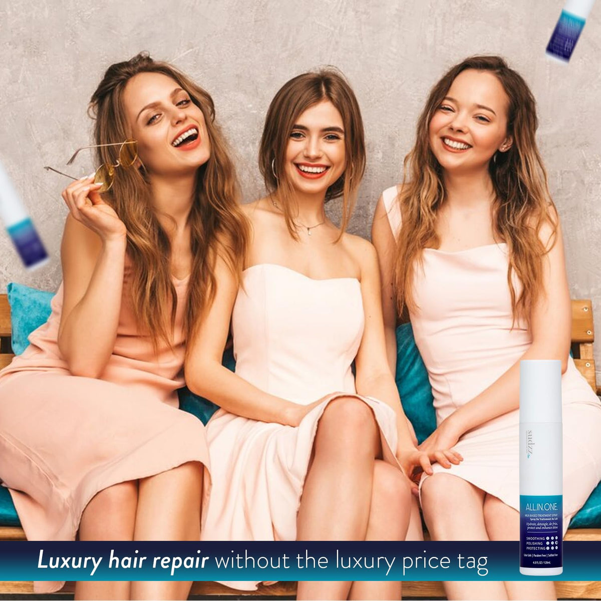 SUDZZFX ALL IN ONE Powerful Leave-in Hair Detangler - Creates Shine - Heat Protection - Smoothes Frizzy Hair - Color Safe - Sulfate Free Beauty & Personal Care SUDZZFX