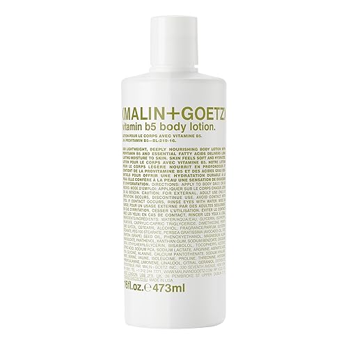 MALIN+GOETZ Vitamin B5 Body Lotion Lightweight Daily Moisturizer with Avocado & Grapeseed Oils Hydrating, Nourishing, Long-Lasting & Bergamot Scented Beauty & Personal Care MALIN+GOETZ