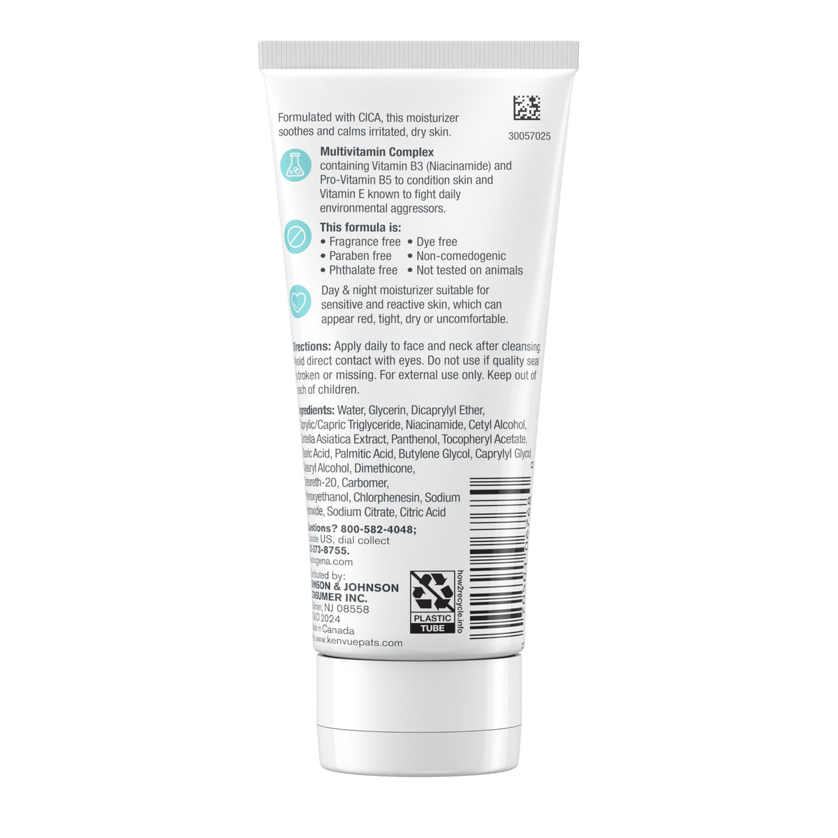 Neutrogena Fragrance Free Daily Facial Moisturizer, Face & Neck Moisturizer for Sensitive Skin with Vitamin B3, Pro-Vitamin B5 & Vitamin E Supports Beauty & Personal Care Neutrogena