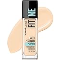 Maybelline New York Fit Me Matte Plus Poreless Foundation, Light Beige, 1 Fluid Ounce Beauty & Personal Care MAYBELLINE