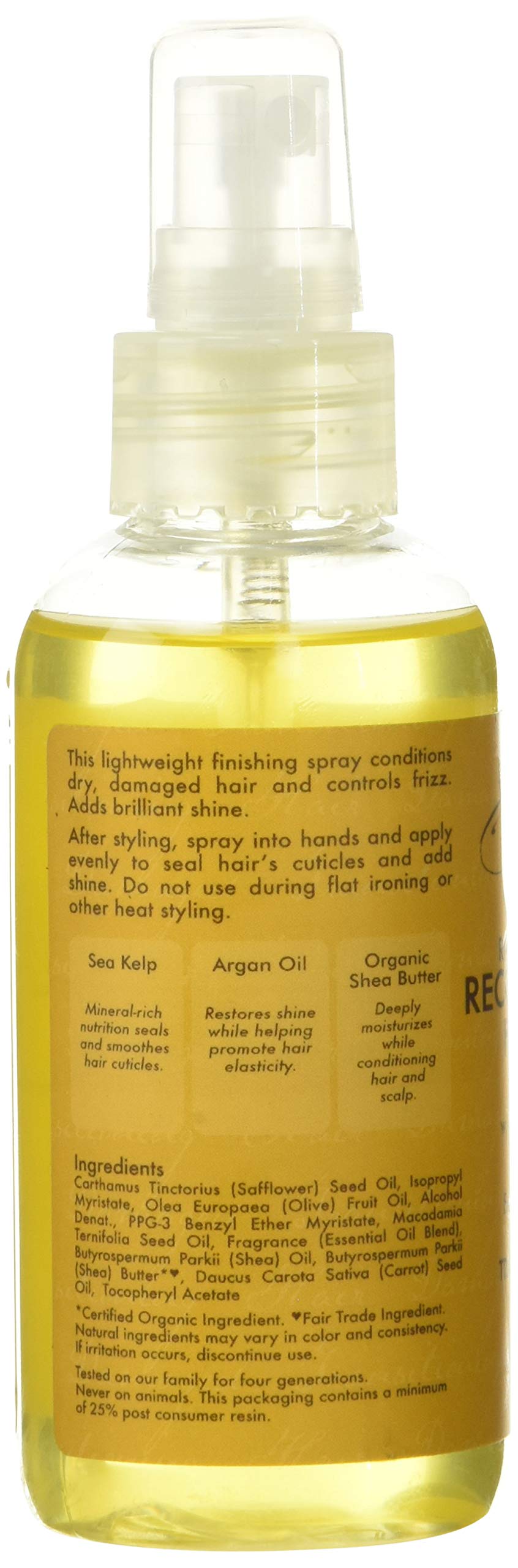SheaMoisture Hair Styling Agent, Raw Shea Butter Reconstructive Finishing Elixir Hair Oil for Dry Hair, 4 oz Beauty & Personal Care SheaMoisture