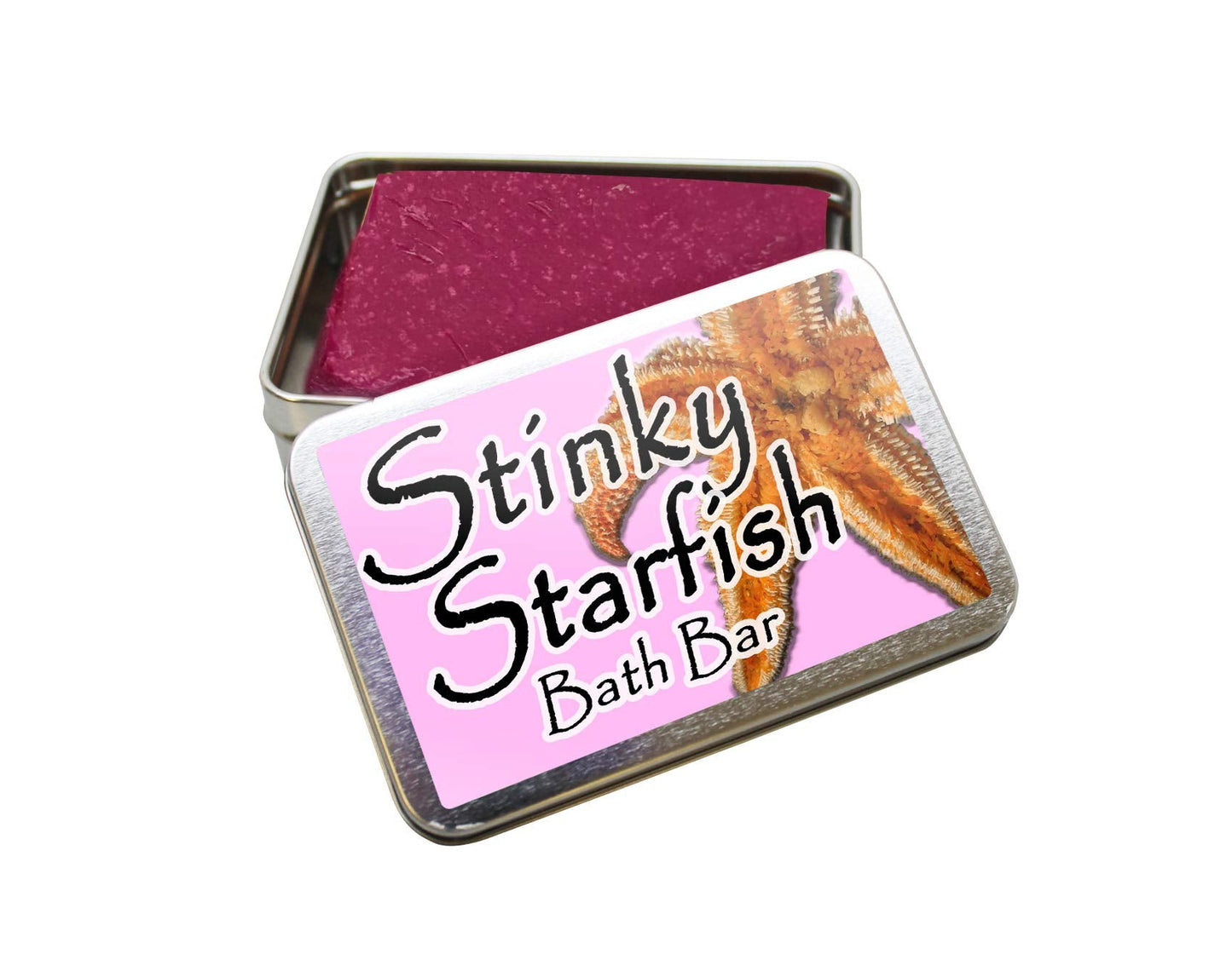 Gears Out Stinky Starfish Bath Bar - Funny Starfish Design - Novelty Bath Soap for Women - Pink Soap - Handcrafted - Made in the USA Beauty & Personal Care Gears Out