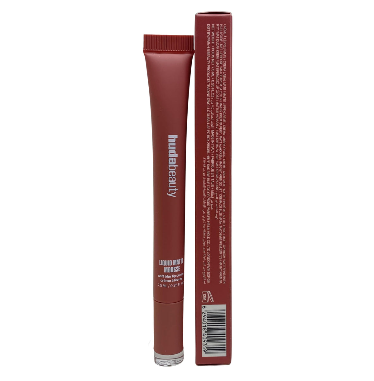 Huda Beauty Liquid Matte Mousse - Bombshell Pinky Brown. -