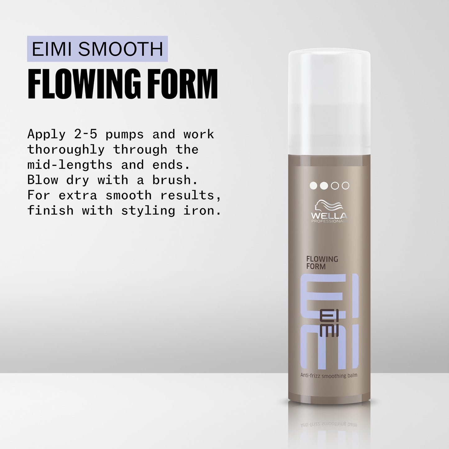 Wella Professionals EIMI Flowing Form Anti-Frizz Smoothing Balm | For Frizzy, Damaged Hair | Provides Smooth & Natural Sleek Finish | 3.38 Fl Oz Beauty & Personal Care Wella Professionals