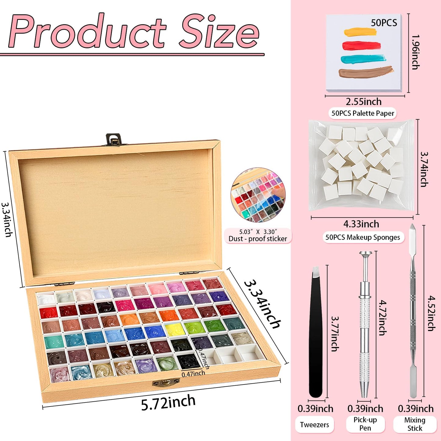 GZIXBDA Patting Gel Polish Palette & Tools Kit | No Wipe Ombre Sponge Nail Paint, Multi-Use Nail Art Gel for Beginner & Professional Nail Tech, Ideal Beauty and Personal Care GZIXBDA