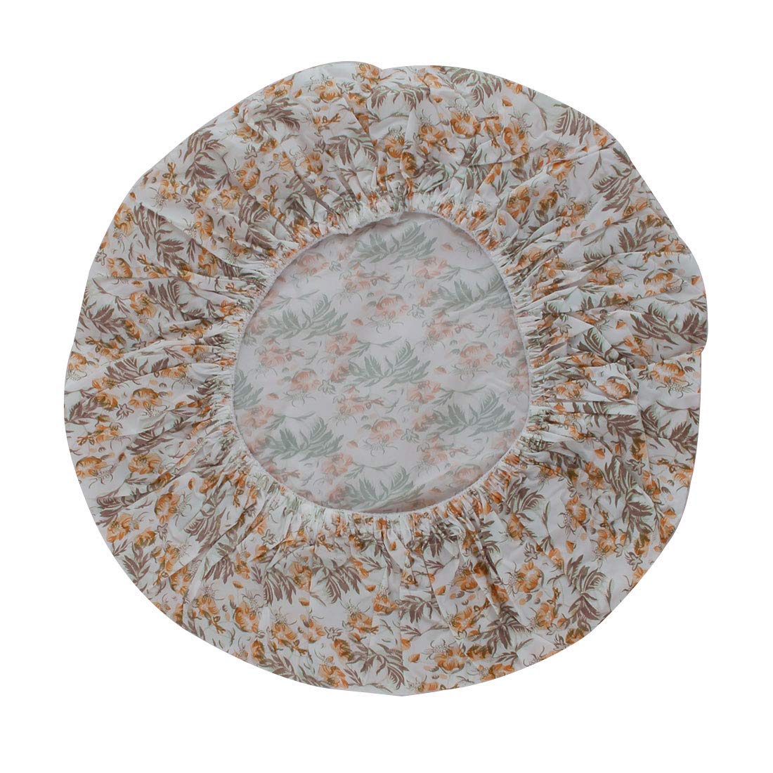 Ruilogod Floral Pattern Women Elastic Band Shower Bath Hat Cap 3pcs Beige Brown (id: 3c8 f4f 884 c9f 1d7 Beauty and Personal Care Ruilogod