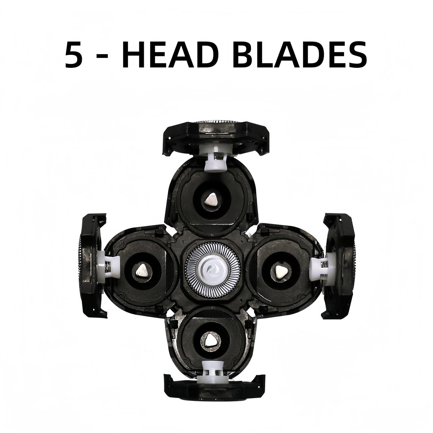 5 pcs Blades Refills Compatible with Freebird Head Shaver, 5 Blades Shaver Replacement Heads for Bald Men Freedom Grooming + 2 Cleaning Brush (5pcs) Beauty and Personal Care MAEATHOO
