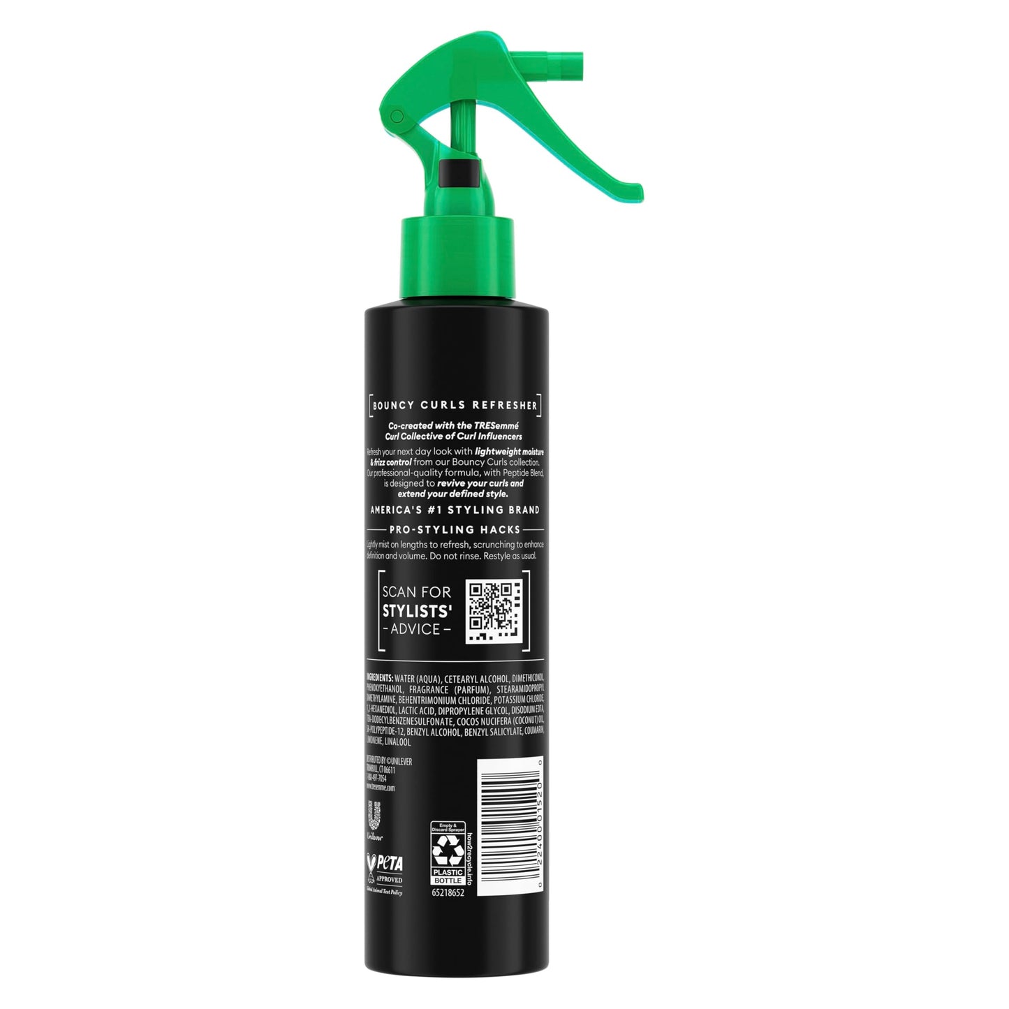 TRESemmé Leave-In Refresher 1 ct Bouncy Curls for a 2nd Day Curl Activation, with Peptide Blend, 6.7 fl oz Beauty & Personal Care TRESemmé