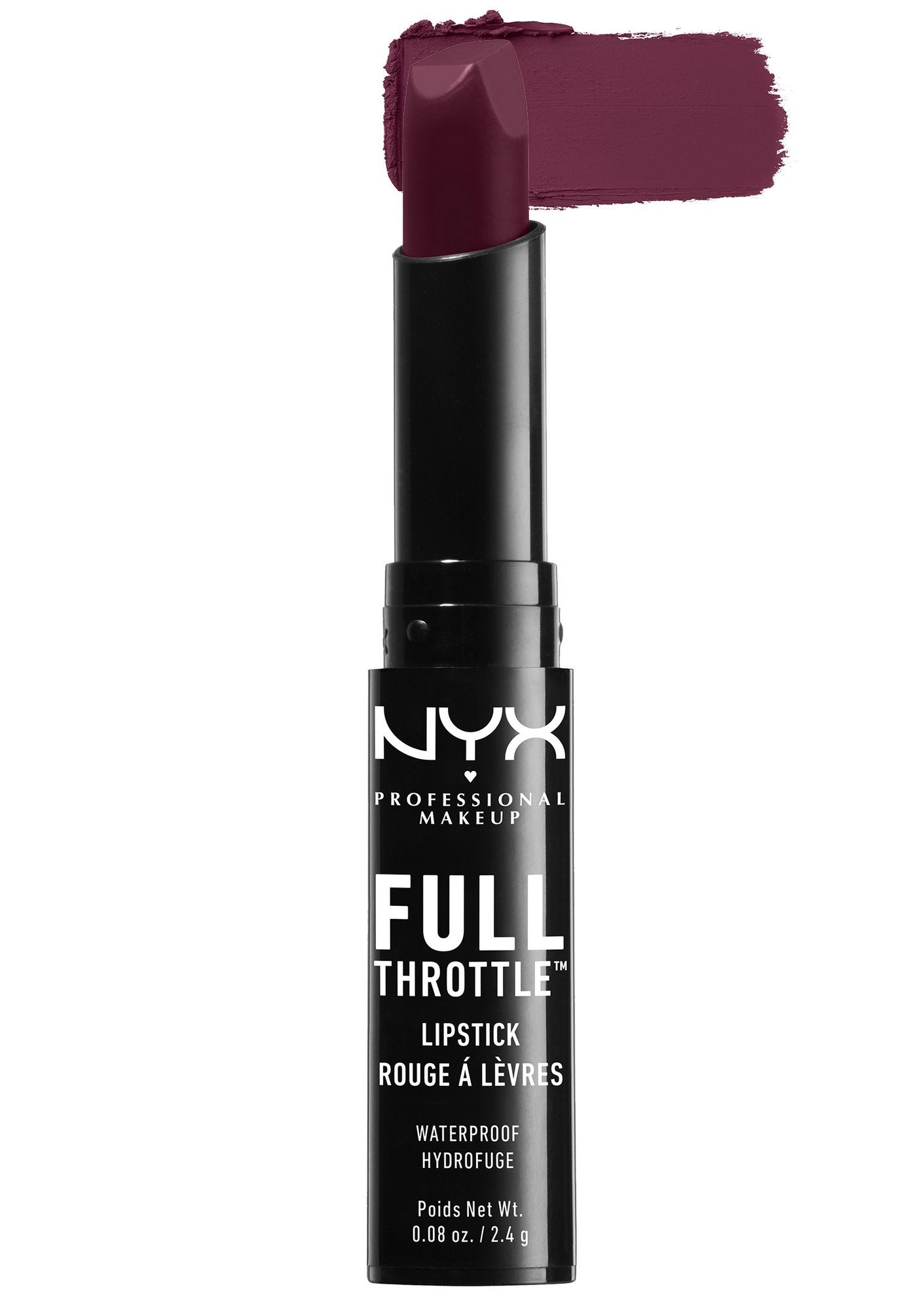 NYX Nyx cosmetics full throttle lipstick night crawler Beauty & Personal Care NYX PROFESSIONAL MAKEUP
