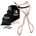 Brilliant Beauty Eyelash Curler with Satin Bag & Refill Pads - Award Winning - No Pinching, Just Dramatically Curled Eyelashes for a Lash Lift Beauty & Personal Care Brilliant Beauty