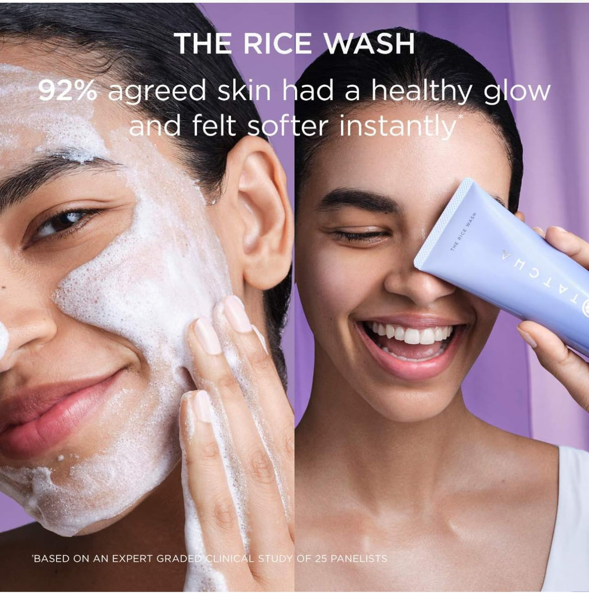 TATCHA The Rice Wash | Soft Cream Facial Cleanser Washes Away Buildup Without Stripping Skin For A Soft, Luminous Complexion | 4 oz Beauty & Personal Care TATCHA