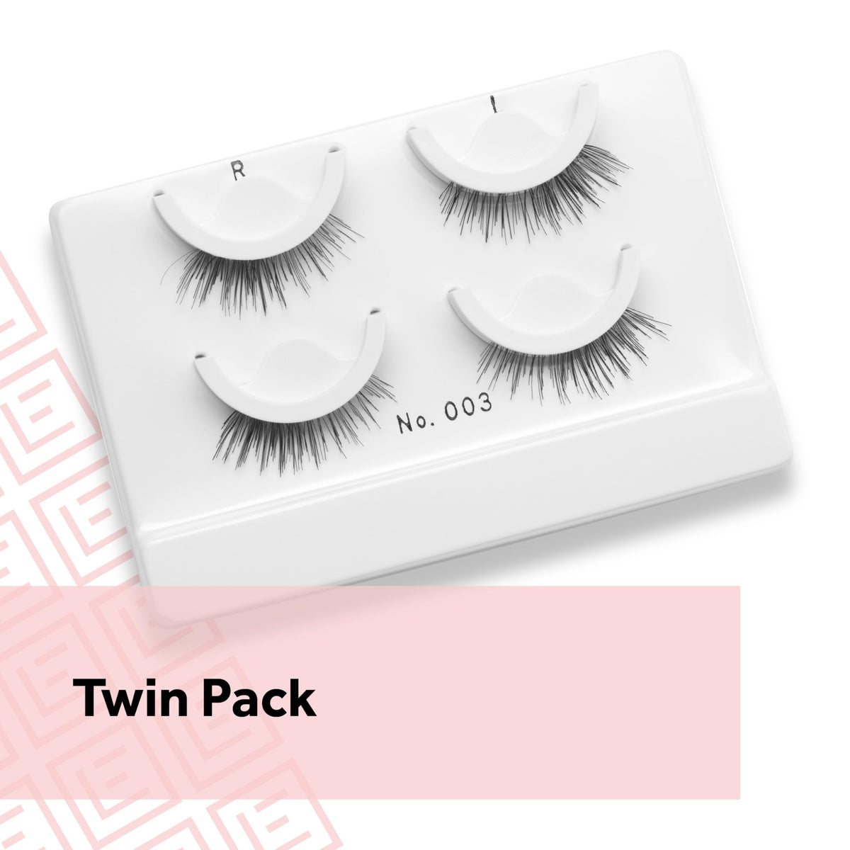 Eylure Press On Pre-Glued False Eyelashes, Light & Wispy Accent Lash, No. 003, Twin Pack Beauty & Personal Care Eylure
