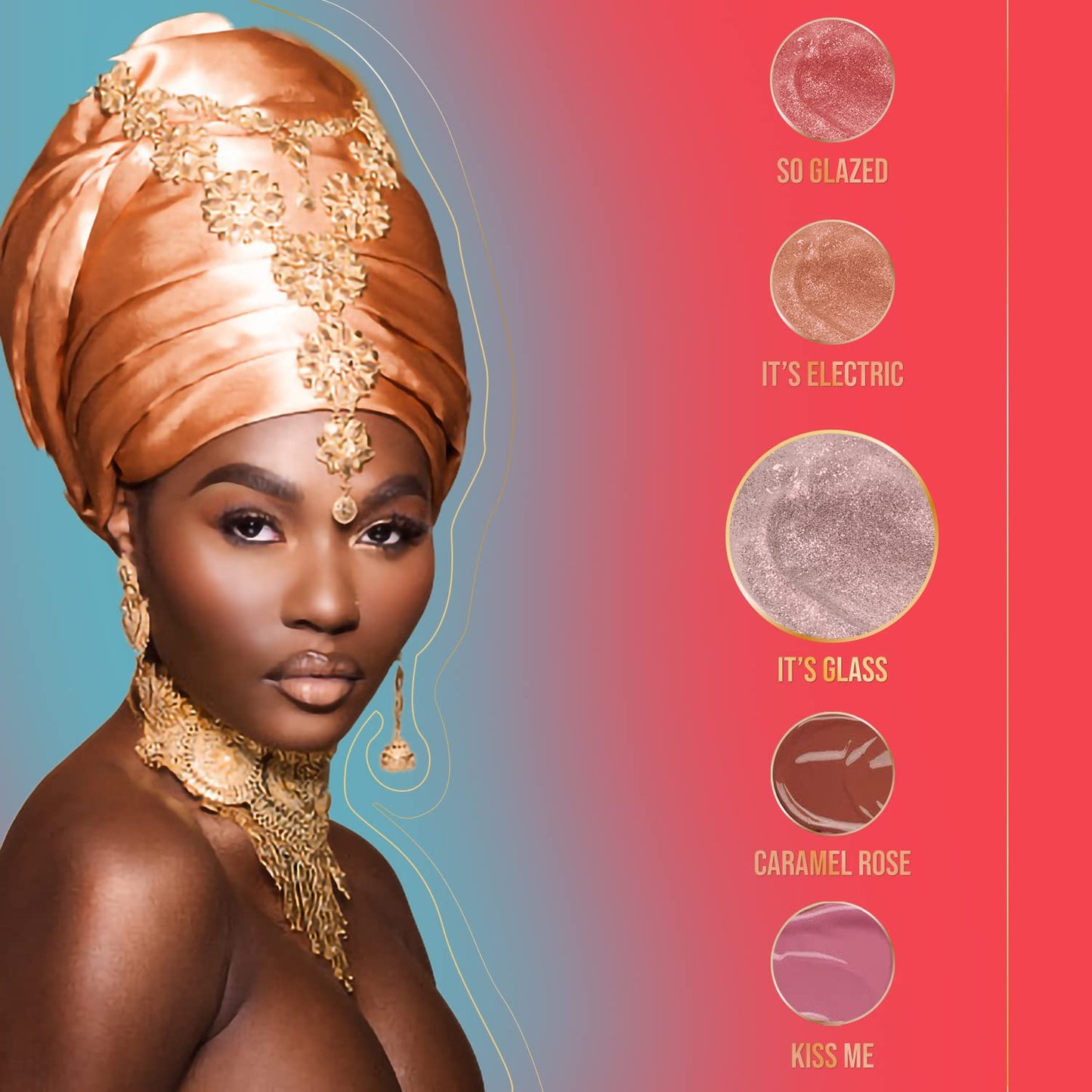Juvia's Place Lip Gloss Glass It's Glass - Clear, Super Shine,16 oz., Plump, Long Lasting Non-Sticky Luscious High Shine, Glides on Richly Glossy and Beauty & Personal Care Juvia's Place