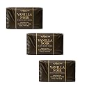 Bath & Body Works Vanilla Noir Shea Butter Cleansing Bar - 3 Pack - Vanilla Bean, Amber & Sandalwood Scent - 5 oz Each Beauty & Personal Care Bath & Body Works
