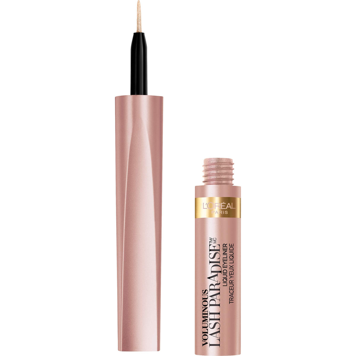 L'Oreal Paris Cosmetics Voluminous Lash Paradise Liquid Eyeliner, Rose Gold, 0.05 Fluid Ounce Beauty & Personal Care L'Oreal Paris