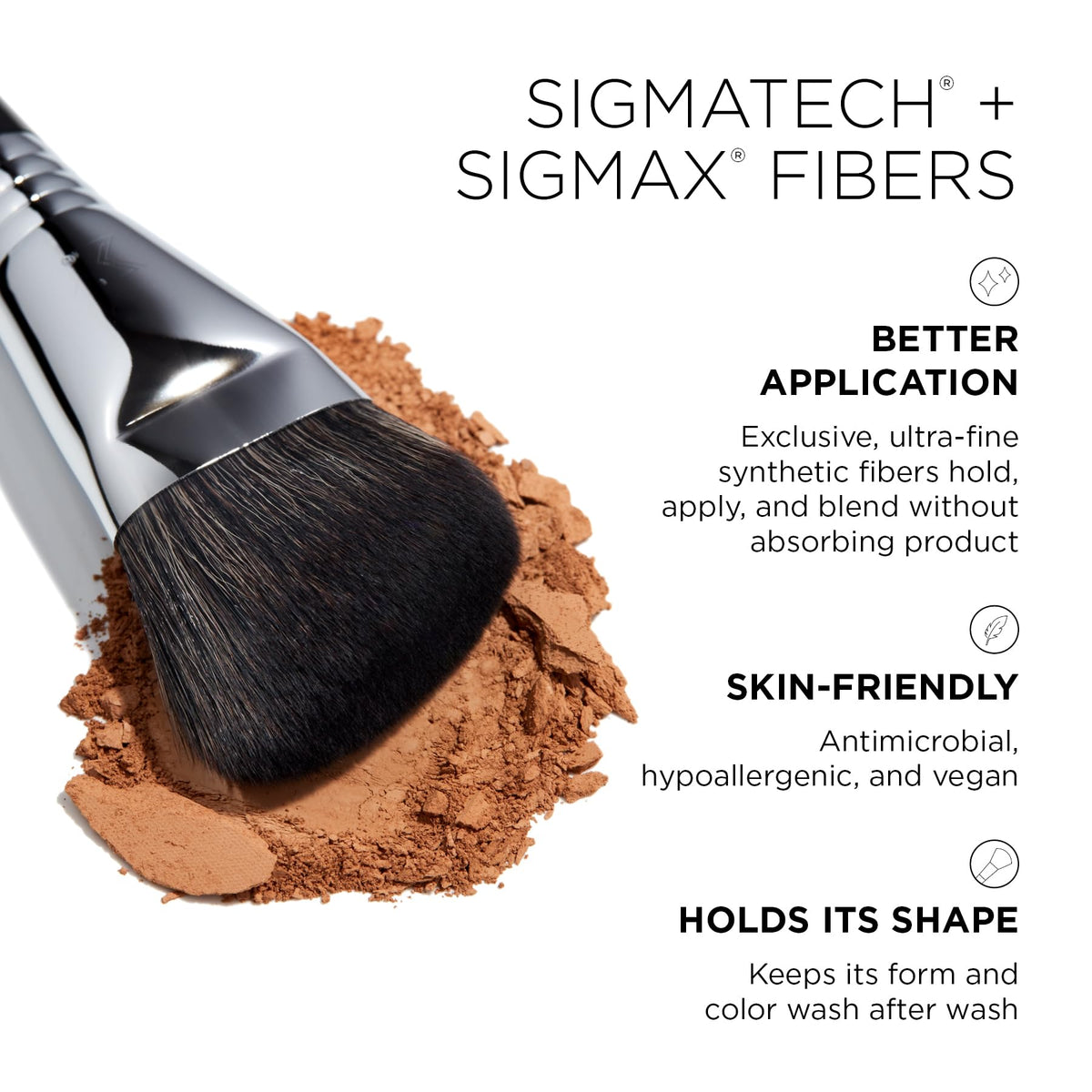 Sigma Beauty F23 Soft Angle Contour™ Brush, Angled Contour Blending Brush
