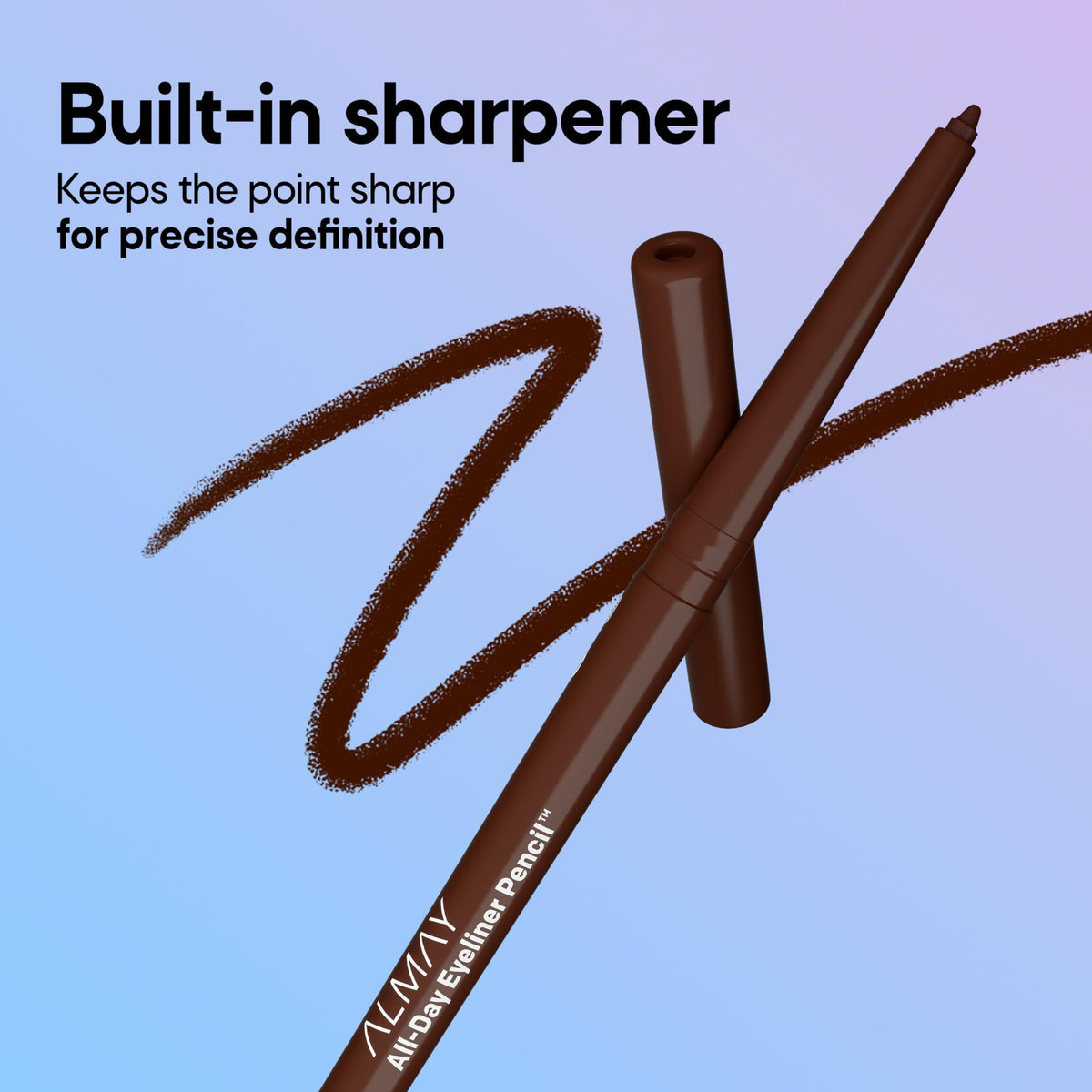 Almay All-Day Eyeliner Pencil, 210 Black Amethyst, 0.01 oz