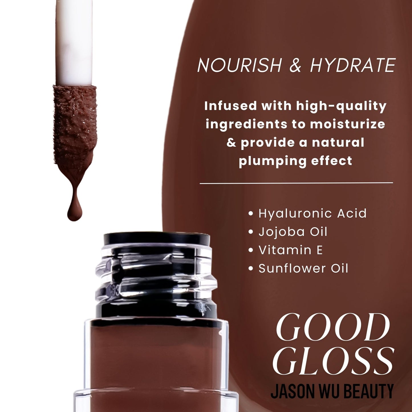 Jason Wu Good Gloss - Hydrating Non-Sticky Lip Gloss - GG01 Cold Brew Beauty & Personal Care Jason Wu