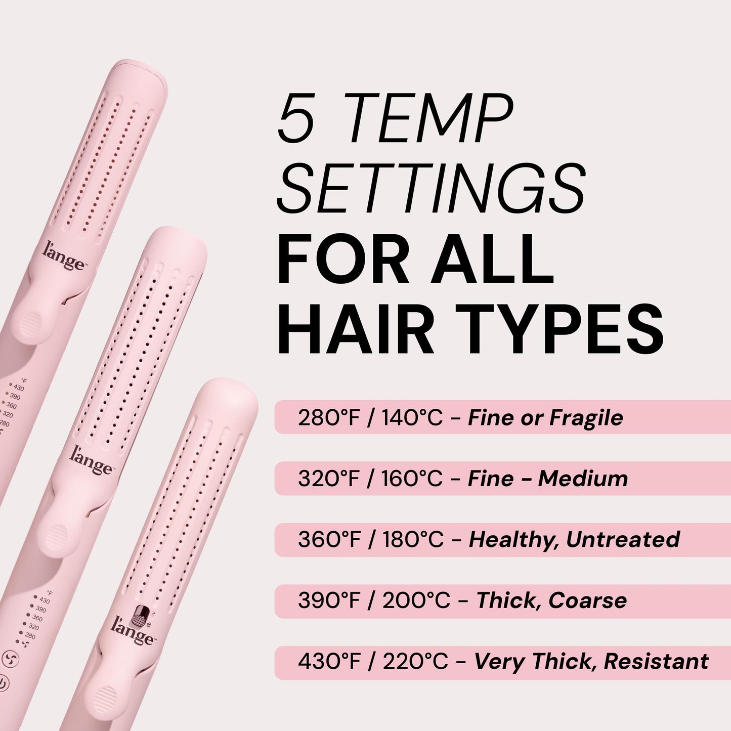 L'ANGE HAIR Le Duo Standard 360° Airflow Styler | 2-in-1 Curling Wand & Titanium Flat Iron Hair Straightener | Professional Hair Curler with Cooling Beauty & Personal Care L'ANGE HAIR