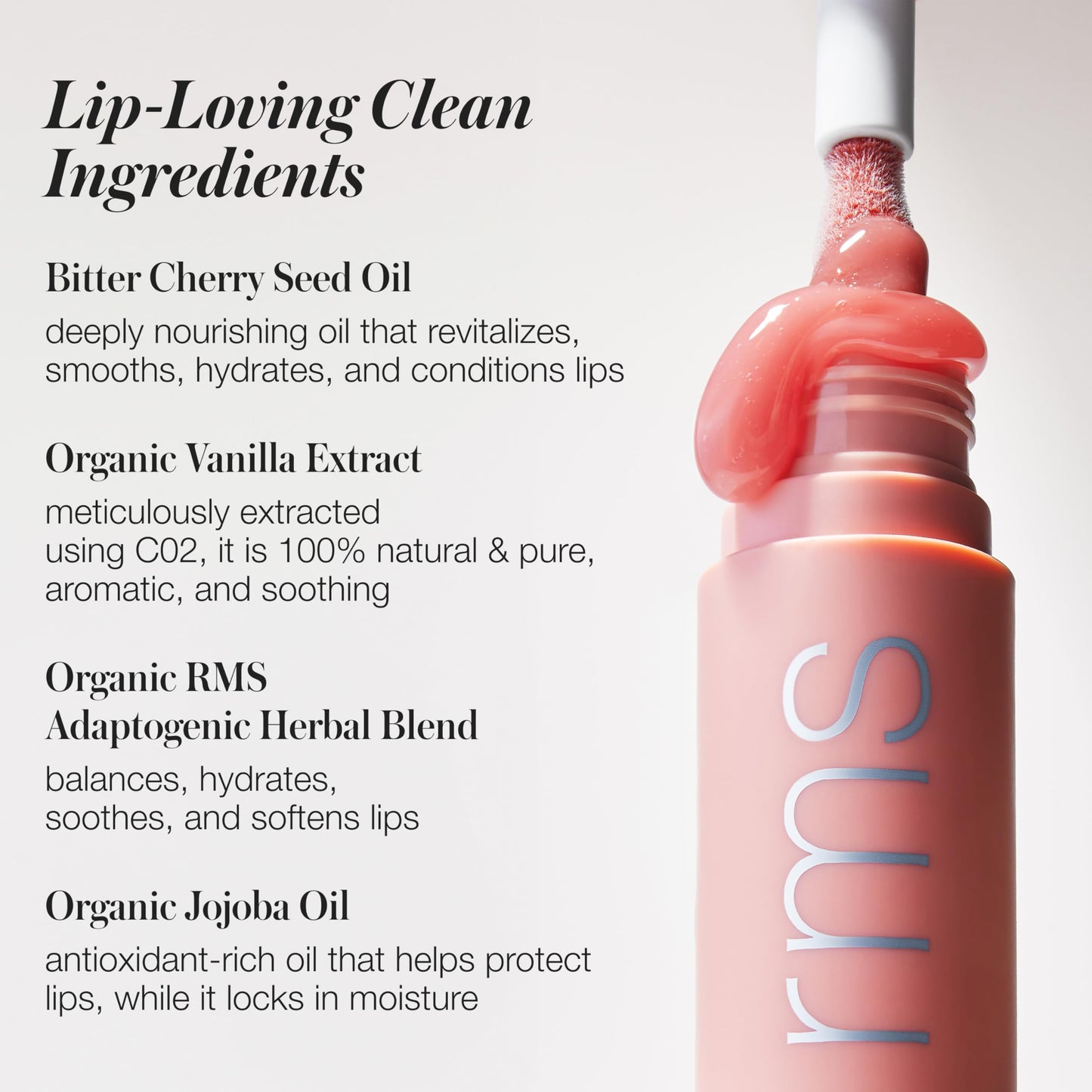 RMS Beauty Legendary Lip Oil - High-Shine Hydrating Lip Gloss Oil - 8-Hour Moisture with Bitter Cherry & Jojoba Oil - 0.17 oz Beauty & Personal Care RMS Beauty