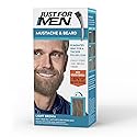 Just For Men Mustache & Beard, Beard Dye for Men with Brush Included, With Keratin Biotin Aloe and Coconut Oil for Healthy Facial Hair - Light Brown Beauty & Personal Care Just for Men