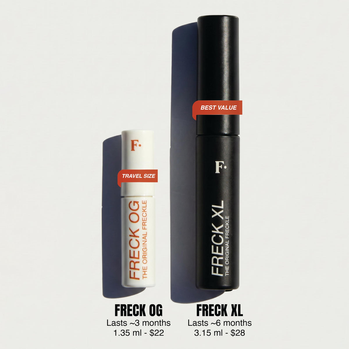 Freck OG Mini Freckle Pen 1.35ml Travel Size, Buildable Faux Freckles
