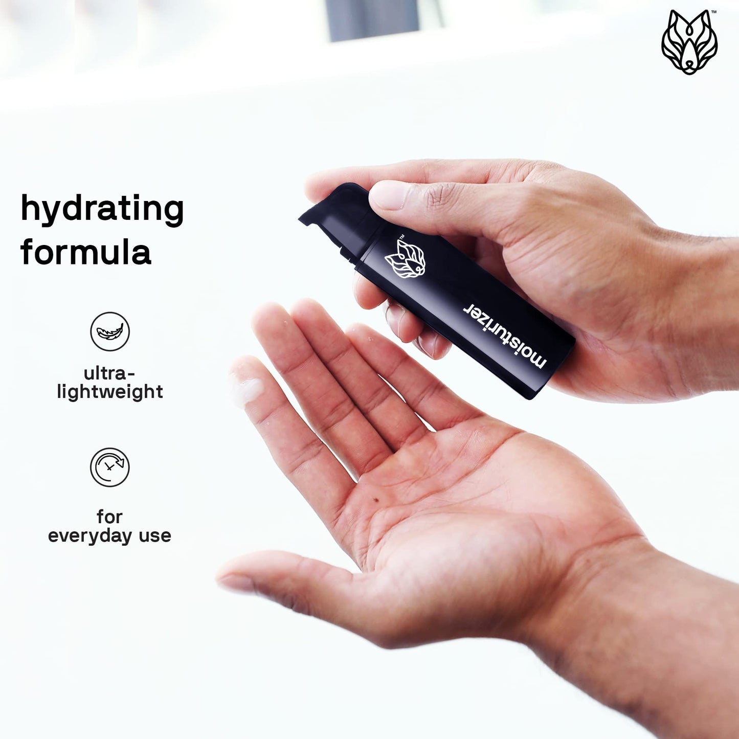 Black Wolf - Men’s Face Moisturizing Gel- 1.7 Fl Oz- Hyaluronic Acid and Aloe Vera Hydrate Your Skin and Leave It Feeling Smoother- Great for Oily Beauty & Personal Care Black Wolf