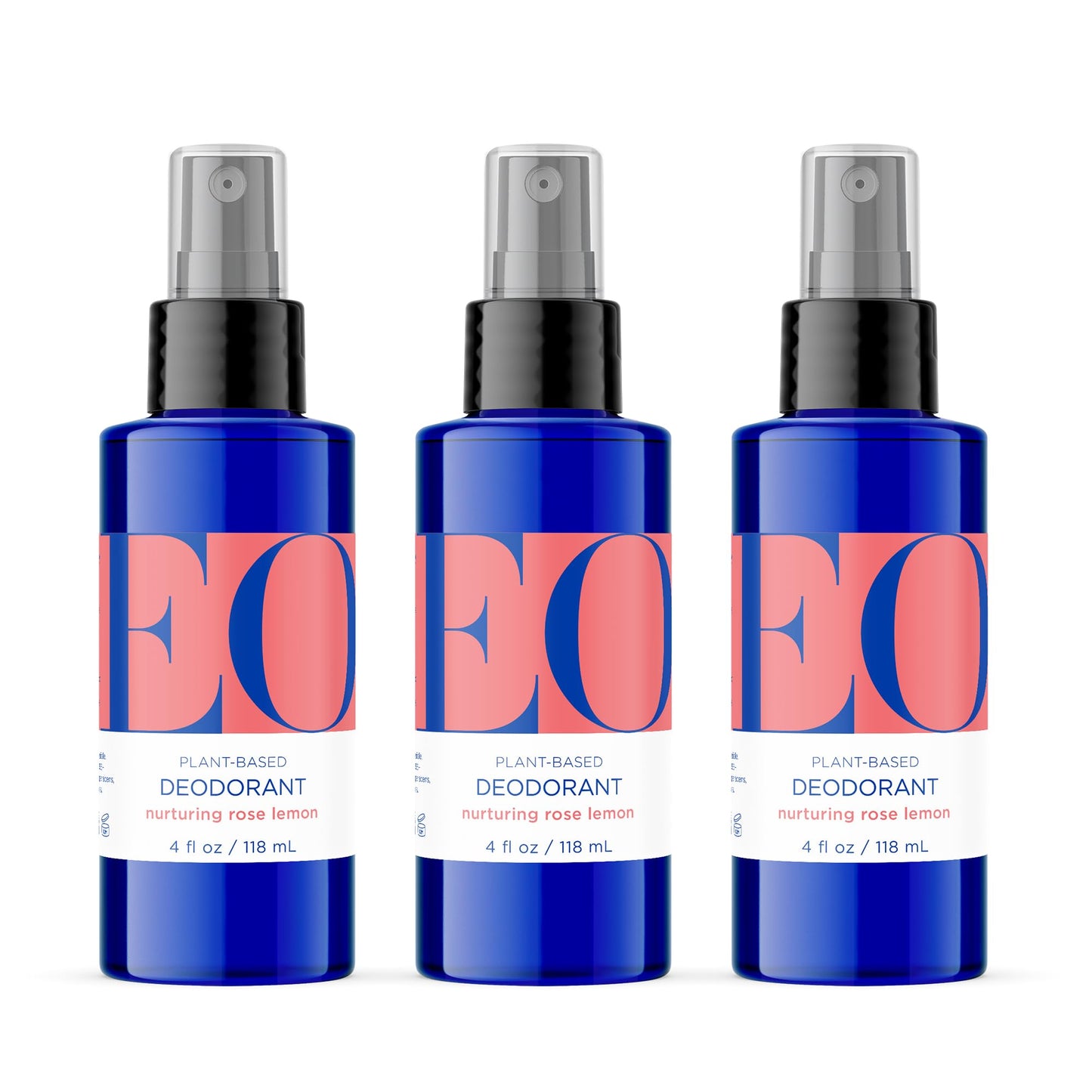 EO Deodorant Spray, 4 Ounce (Pack of 3), Rose Lemon, made with Essential Oils for Men and Women Beauty and Personal Care EO