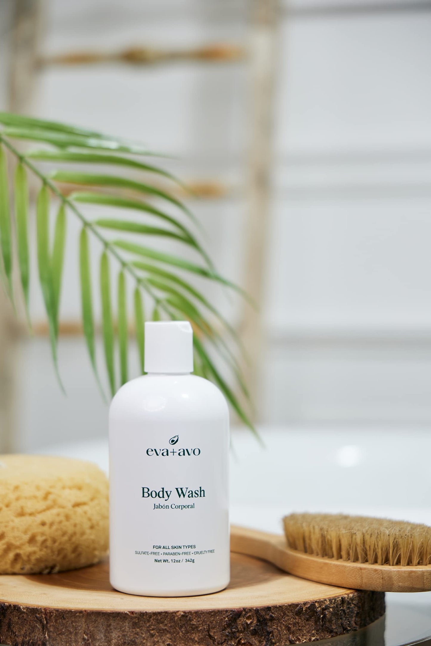 Eva + Avo Hydrating Body Wash with Avocado & Rosemary, Luxurious Moisturizing Shower Cleanser for Dry, Sensitive & All Skin Types, Sulfate Beauty & Personal Care Eva + Avo