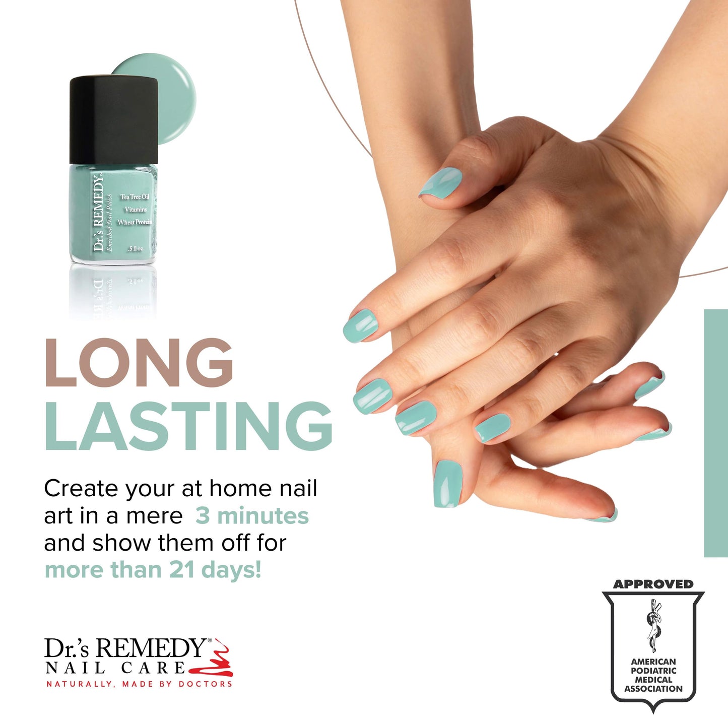 Dr’s Remedy Enriched Nail Polish: Non Toxic, All Natural, and Organic - Doctor Formulated: Strengthens, Restores, Heals, and Protects '24-Free' Beauty & Personal Care Dr.'s Remedy