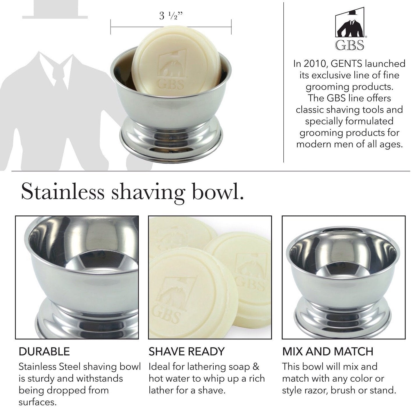 G.B.S Short Handle Safety Razor, Pure Badger Shaving Brush, Brush and Razor Stand, Bowl, Glycerin Natural Soap and 25 Blades Beauty and Personal Care G.B.S