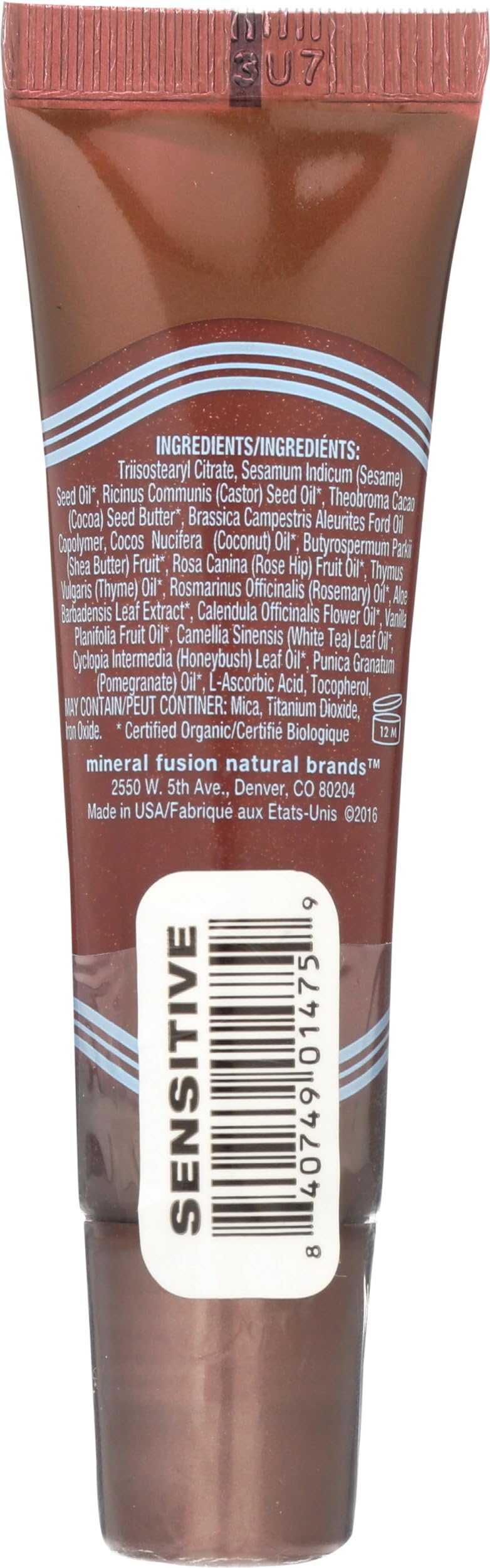 Mineral Fusion Liquid Lip Gloss Sensitive 0.37 Oz (mf4301) Beauty & Personal Care Mineral Fusion