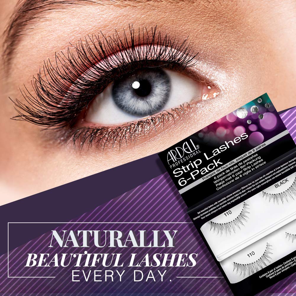 6 Pack Natural 110 Black Beauty & Personal Care Ardell