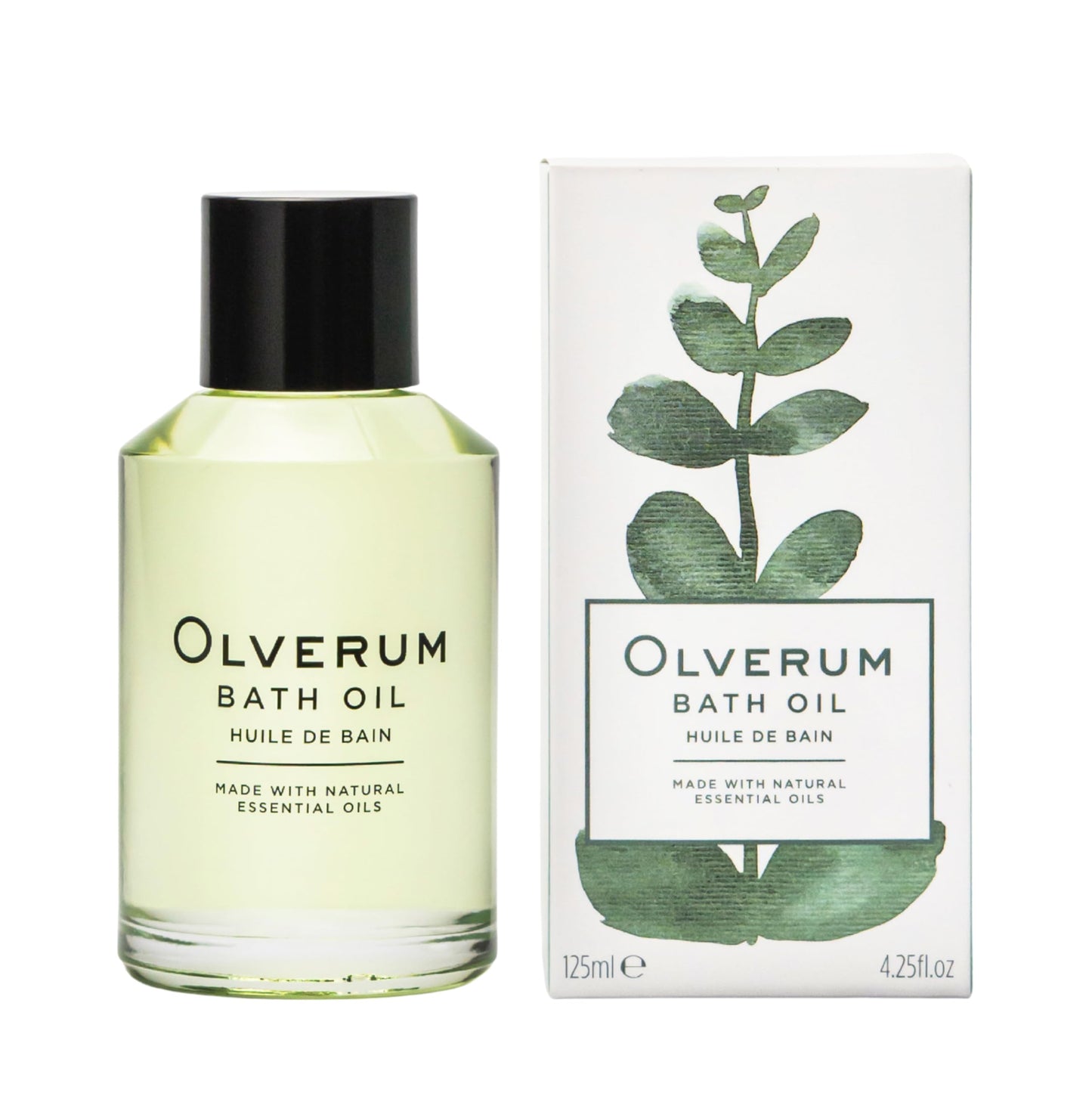 OLVERUM - Natural Bath Oil - Vegan, Cruelty-Free, Revitalizing Clean Beauty Bath Oil (4.25 fl oz - 125 ml) Beauty and Personal Care OLVERUM