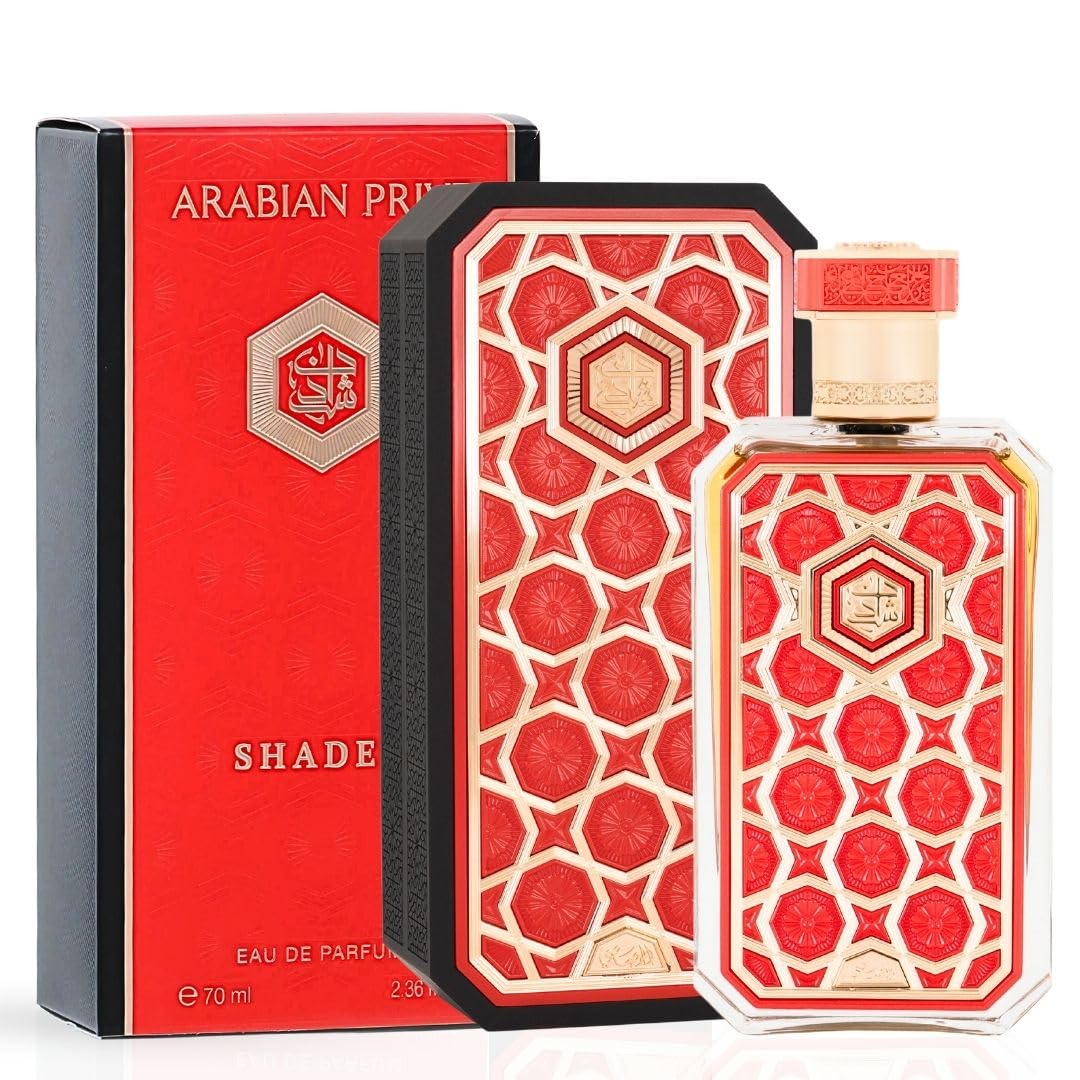 RASASI Arabian Prive Shaden Eau de Parfum Spray 70ml (2.36 Oz) | Luxury Warm Spicy Perfume with Raspberry, Rose & Sandalwood | Luxurious Arabian Beauty & Personal Care RASASI