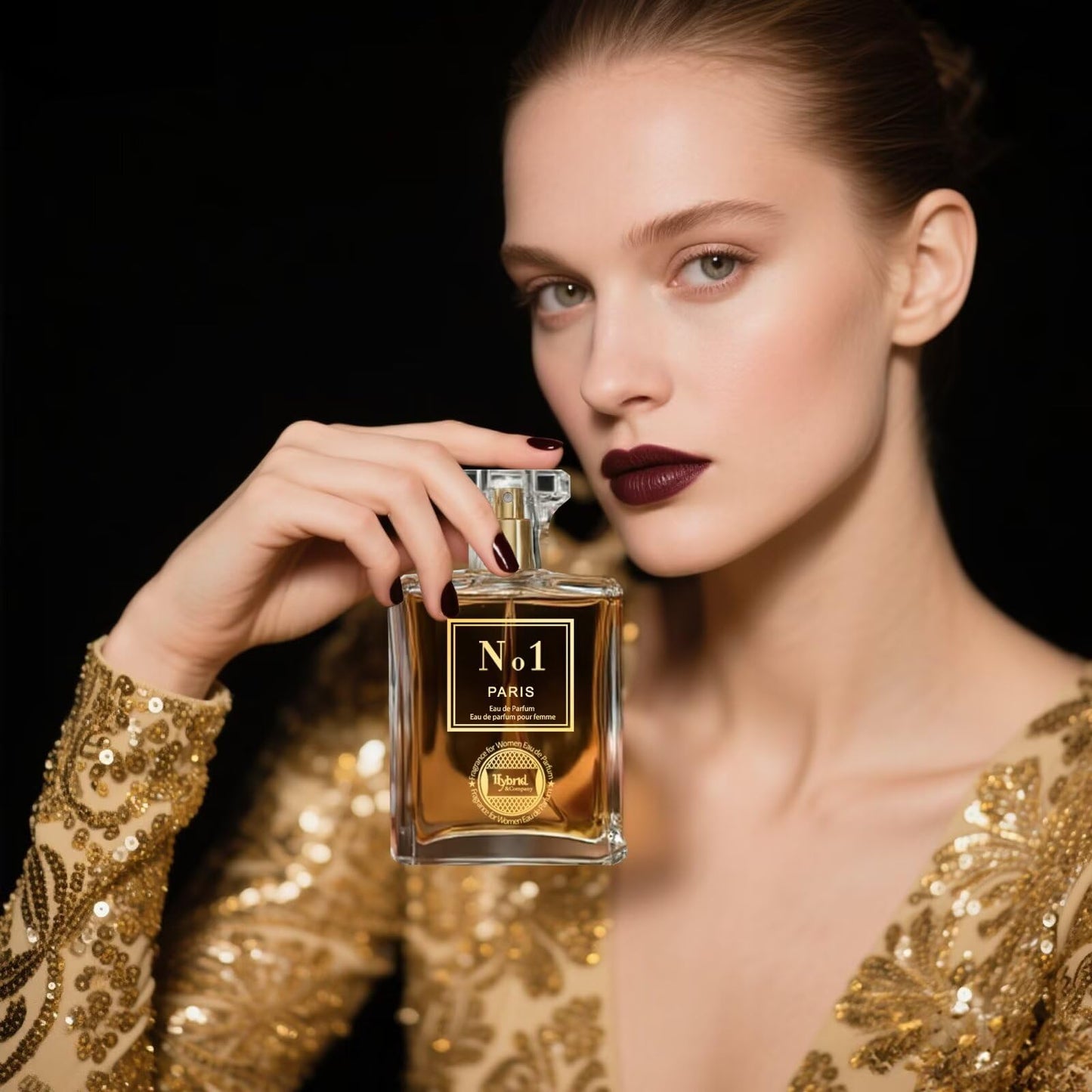 Hybrid & Company No1 Paris Women Romantic and Sensual Perfume Eau de Parfum 3.4 Fl oz Beauty & Personal Care Hybrid & Company