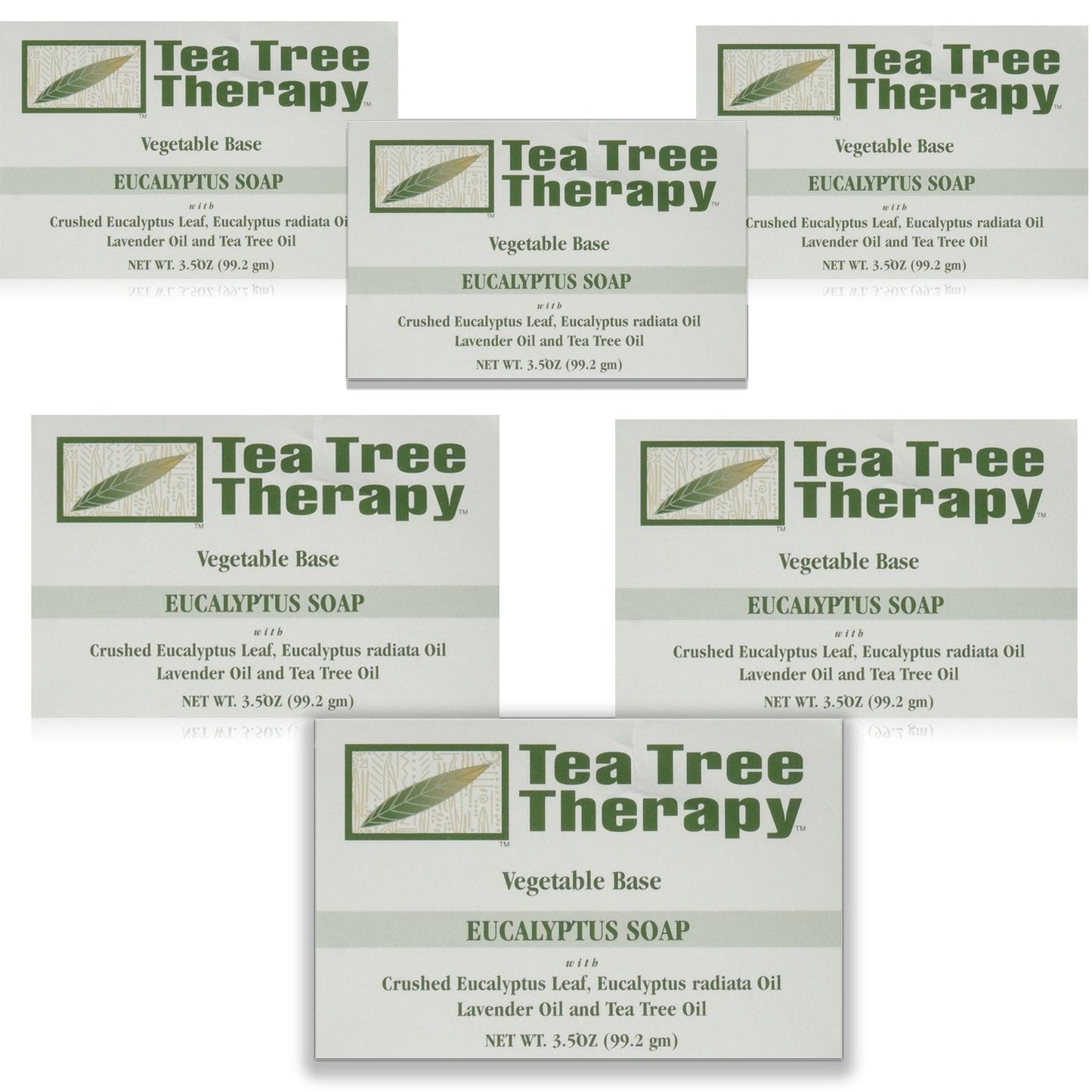 Tea Tree Therapy Vegetable Base Bar Soap, Eucalyptus, 6 Count Beauty & Personal Care Tea Tree Therapy