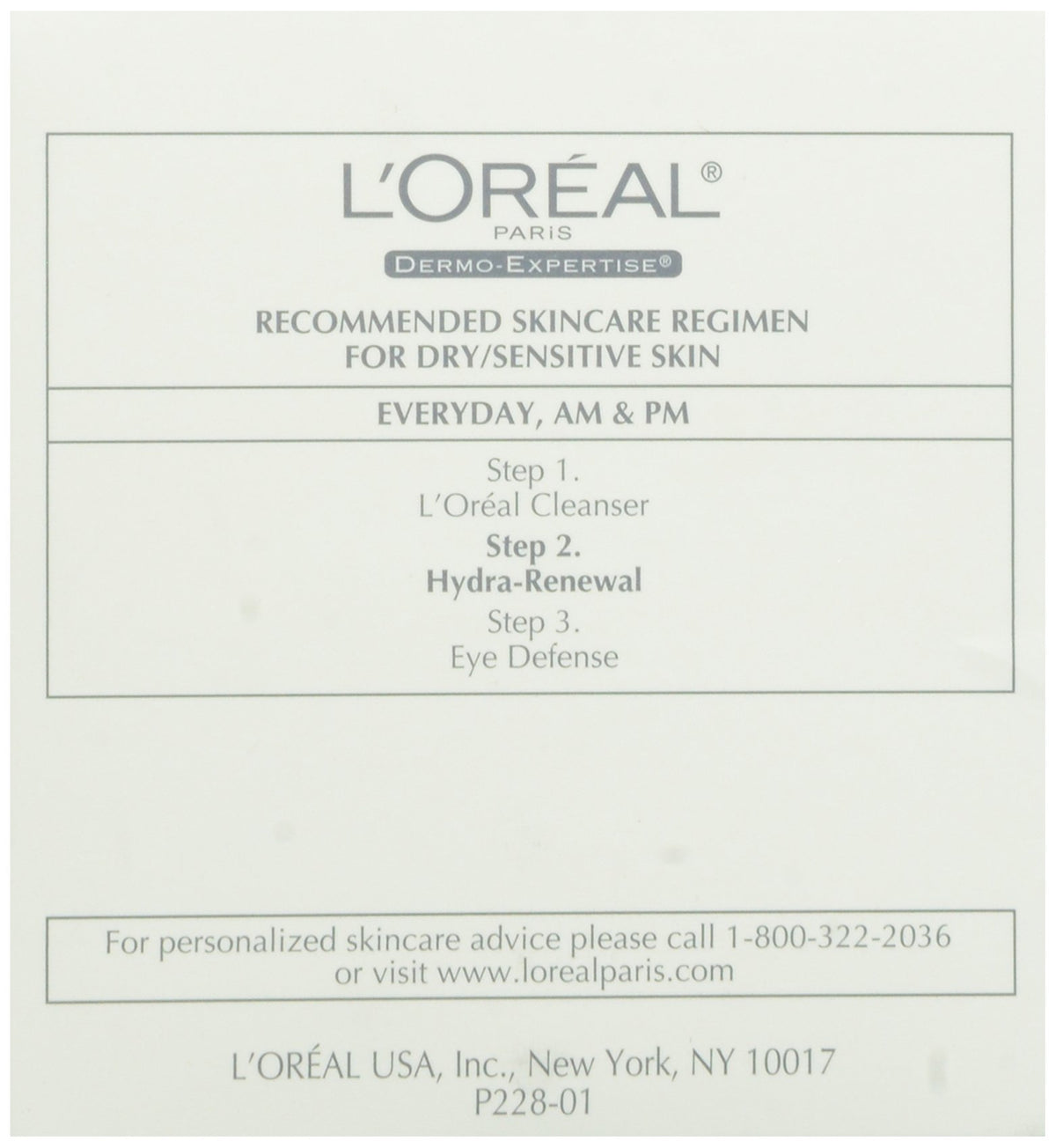 L'Oréal Paris Hydra-Renewal Continuous Moisture Cream, 1.7 fl. oz.