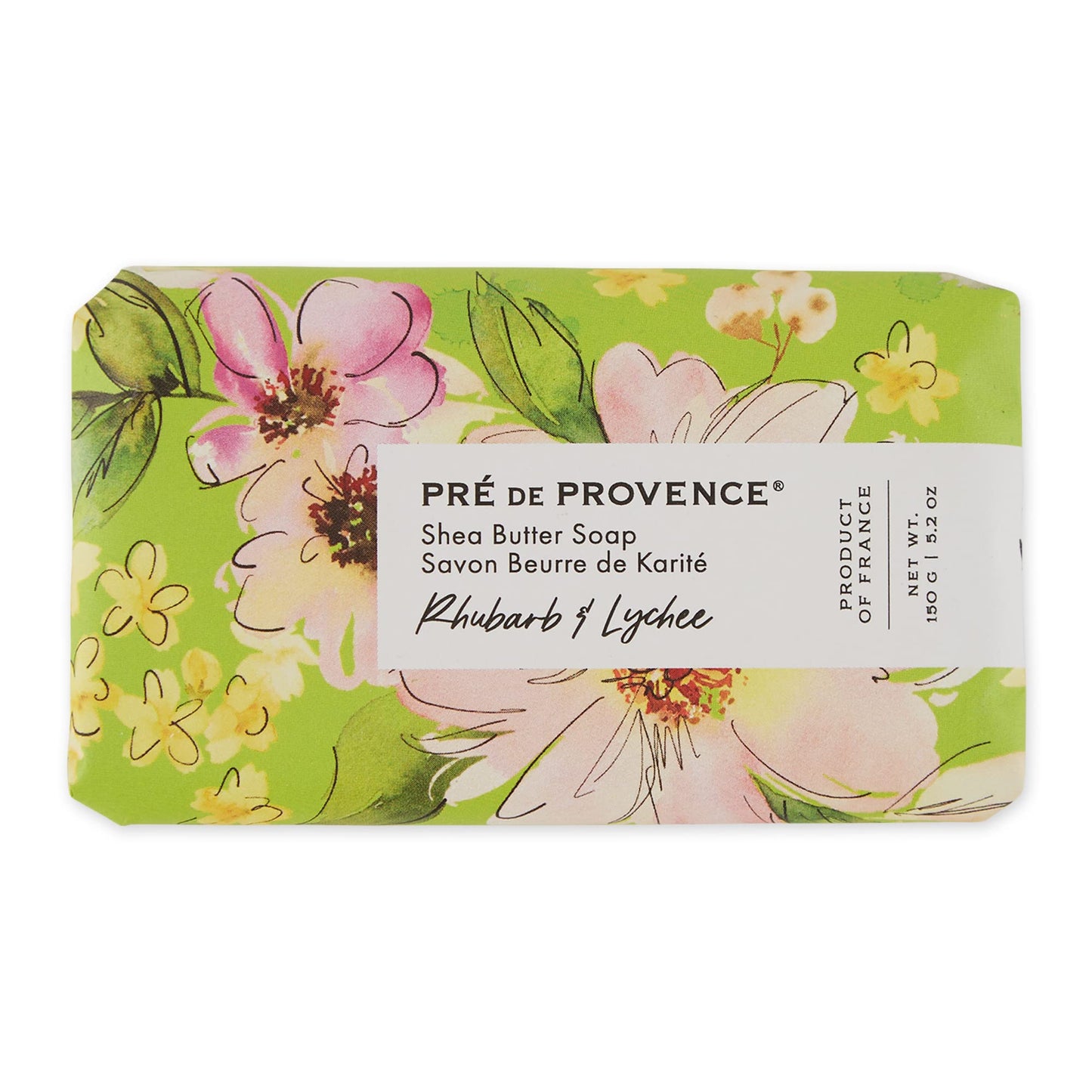 Pre de Provence Wrapped Artisanal Soap Bar, Organic Shea Butter Enriched, Natural French Skincare, Quad Milled for a Rich Smooth Lather, Rhubarb Beauty & Personal Care Pre de Provence