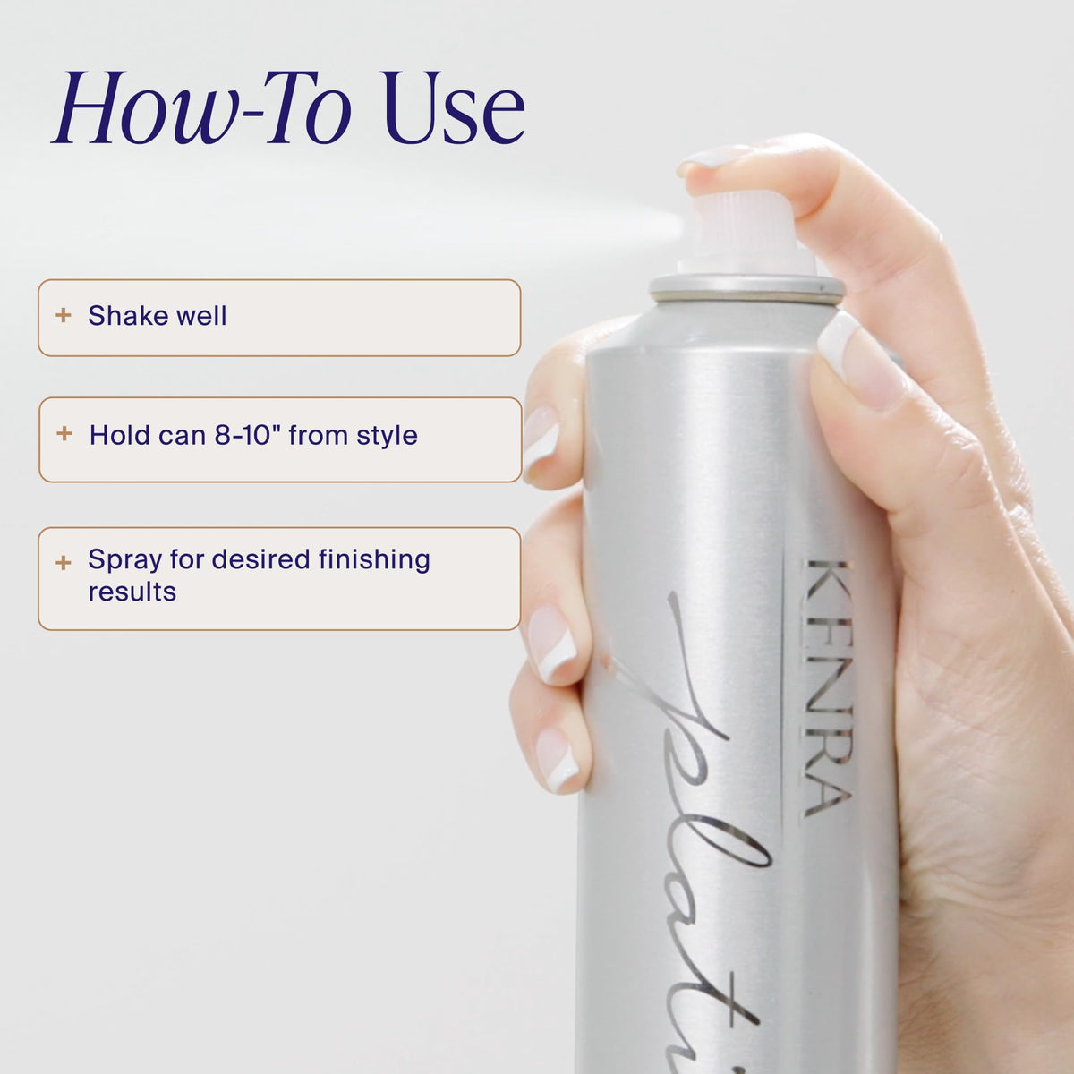 Kenra Professional Platinum Working Spray 14 50% | Flexible Hold Hairspray | Fast-Drying, Non-Sticky | Creates Volume & Texture | Leaves Hair