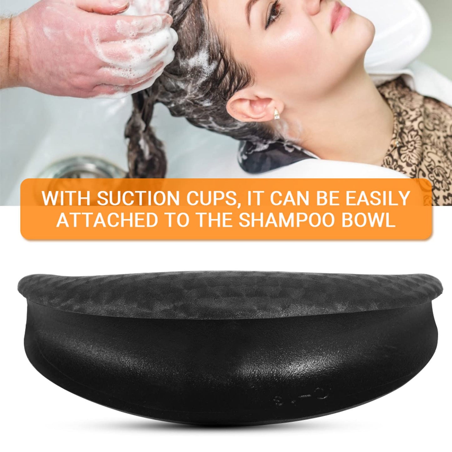 Salon Neck Rest Pillow, Ceramic Basin Washbasin, PVC Large Bent Neck Pillow, Replacement Shampoo Bowl for Salon, Styling Salon Beauty Supplies Beauty and Personal Care ZJchao