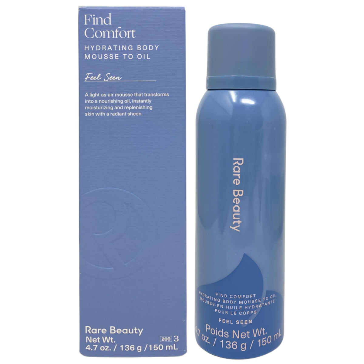 Rare Beauty Find Comfort Hydration Body Mousse To Oil - Feel Seen (4.7 oz / 136 g)