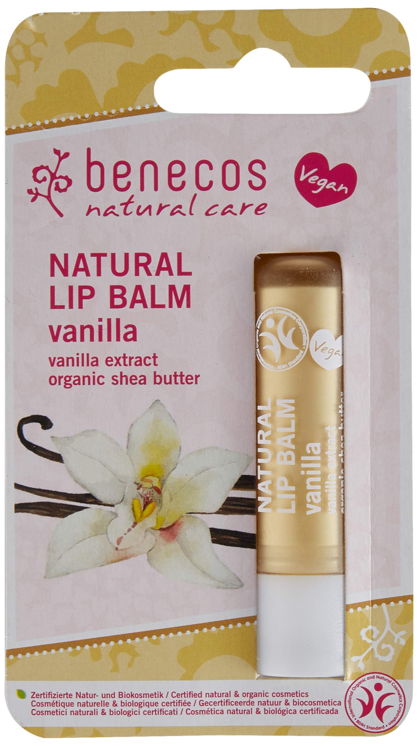 Benecos Natural Lip Balm Vanilla 0.16oz Beauty and Personal Care benecos