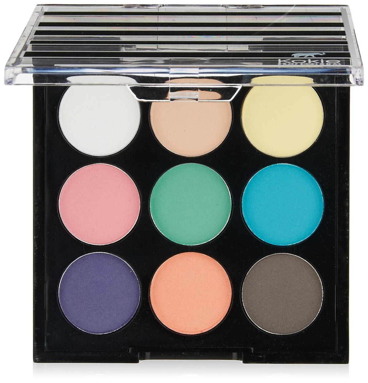 Kokie Cosmetics Eyeshadow Palettes, Rainbow Riot, 0.21 Ounce