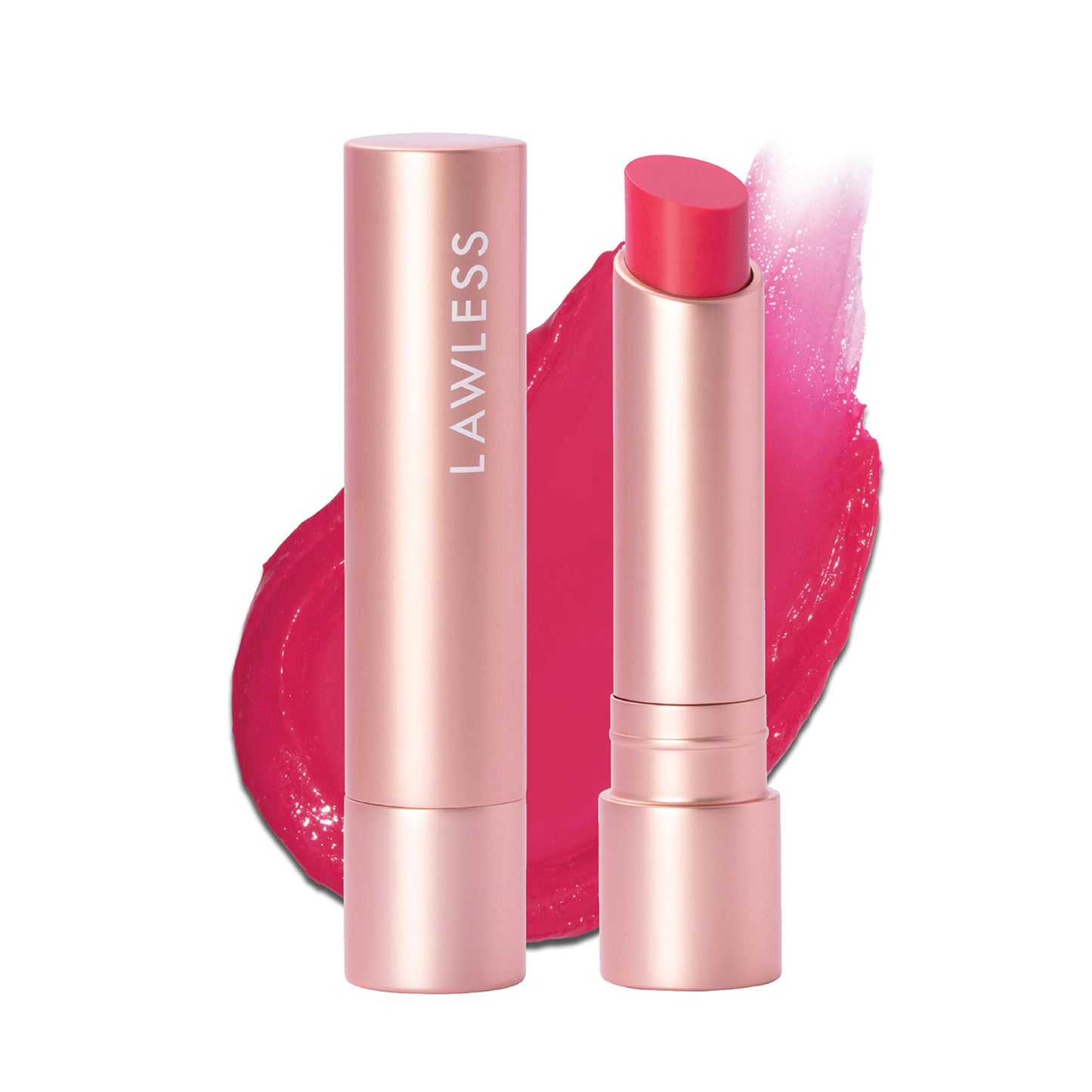 LAWLESS Women's Forget the Filler Lip Plumping Line Smoothing Tinted Balm, Juicy Watermelon, 0.1 Ounce / 2.9 ml Beauty and Personal Care LAWLESS