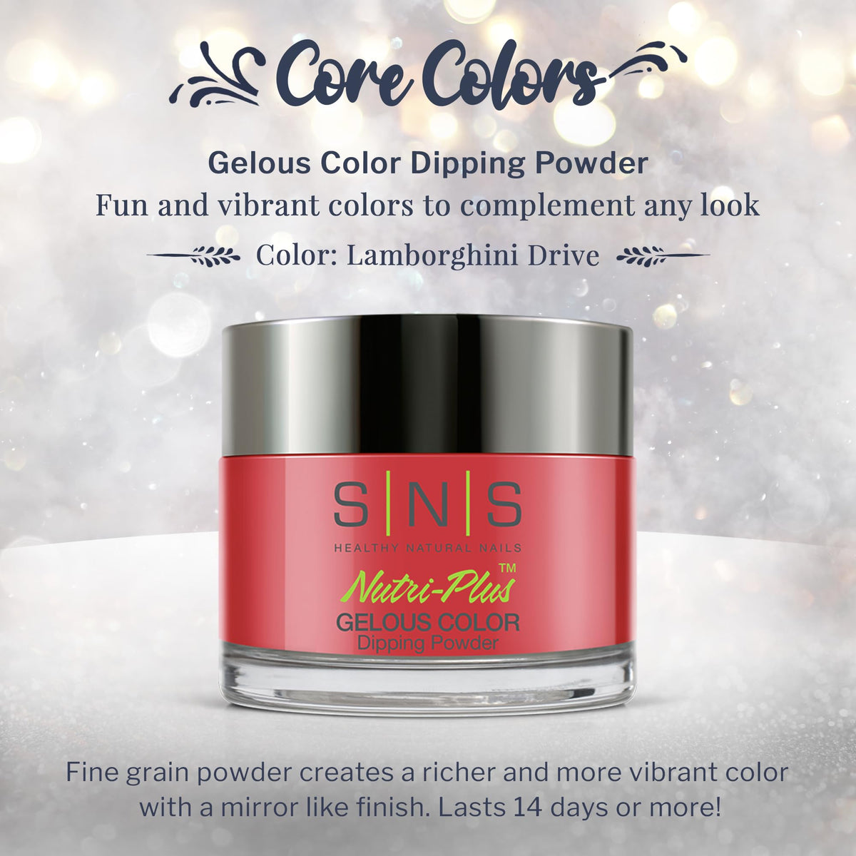 SNS Nail Dip Powder, Gelous Color Dipping Powder - Salon & DIY Nail Art