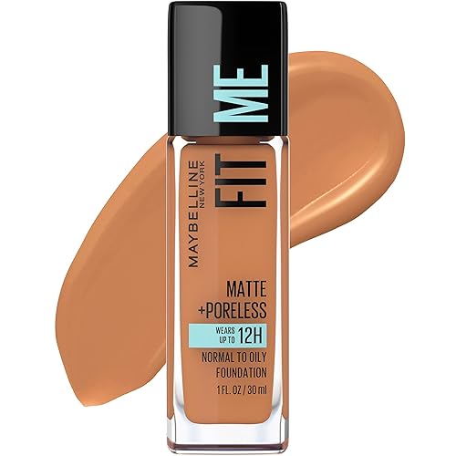 Maybelline New York Fit Me Matte Plus Pore Less Foundation, Classic Tan, 1 Fluid Ounce Beauty & Personal Care MAYBELLINE